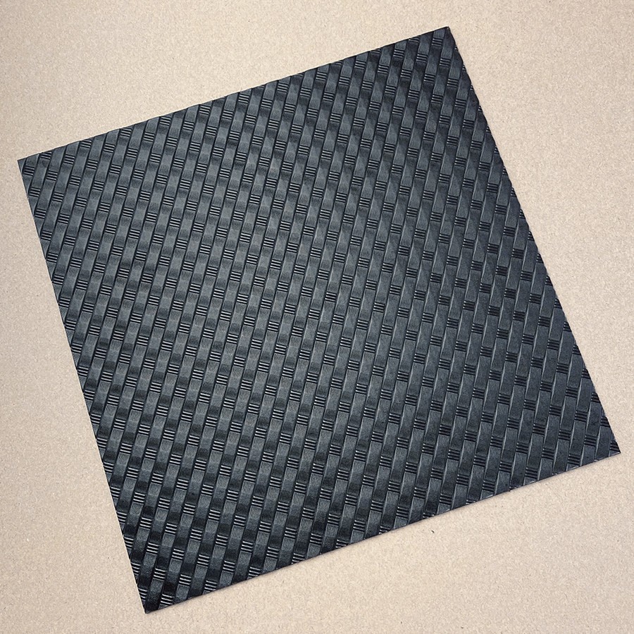 Black Basket Weave Thermoplastic Sheet Knife Sheath Holster DIY Material
