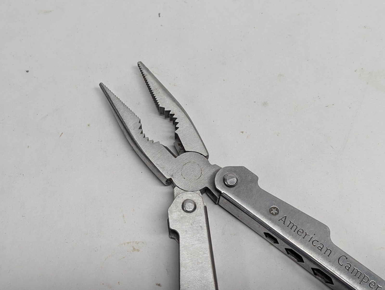 Vintage American Camper Multi Tool Folding Pocket Knife Set Stainless Steel