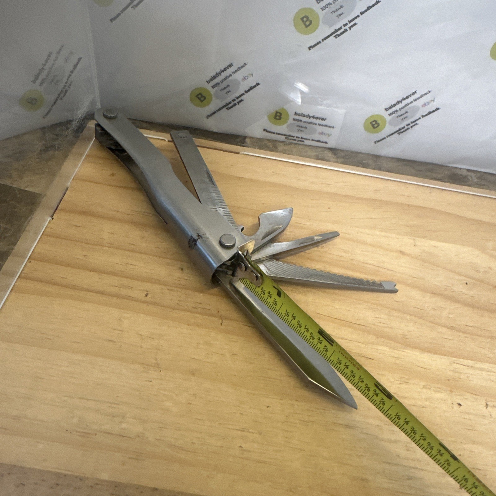 Stainless Steel Multi-tool Heavy Duty 4.5” Closed (2.75” Knife)