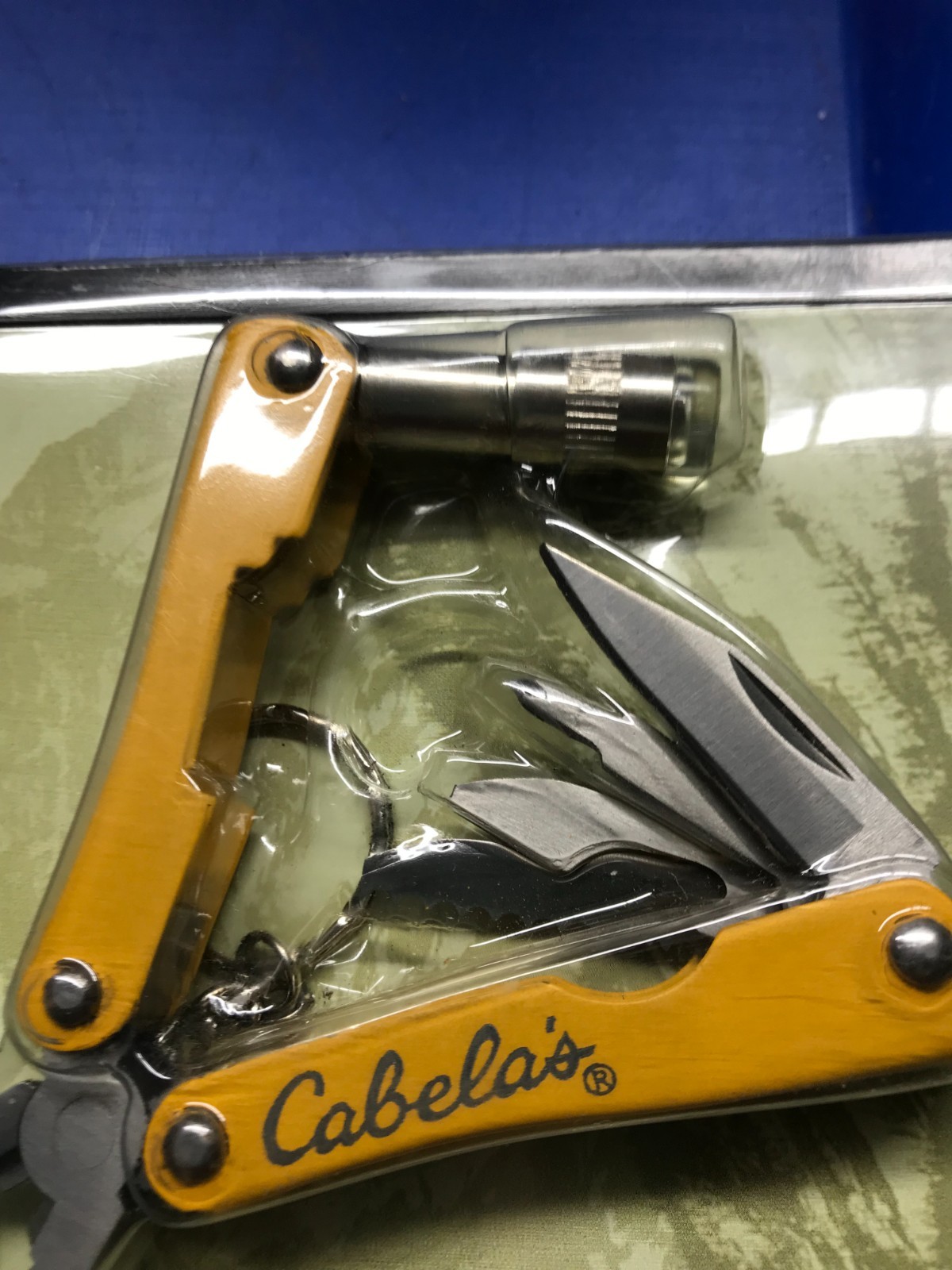 Cabela’s Mini Multi-Tool LED Light & Nylon Pouch NOS