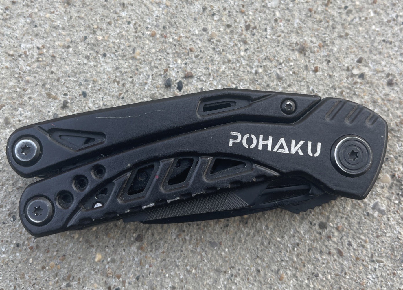 Multitool Knife, Pohaku 13 in 1 Pocket Multitool, Multi Tool with 3″ Large Blade