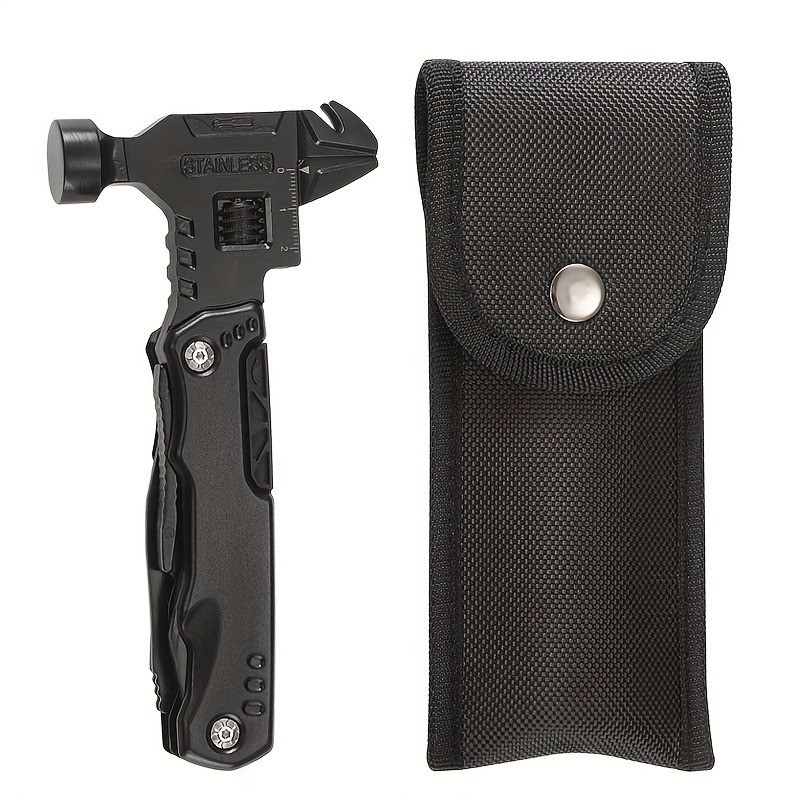 Outdoor Multi-Tool Hammer Wrench Emergency Escape Camping Folding Pliers