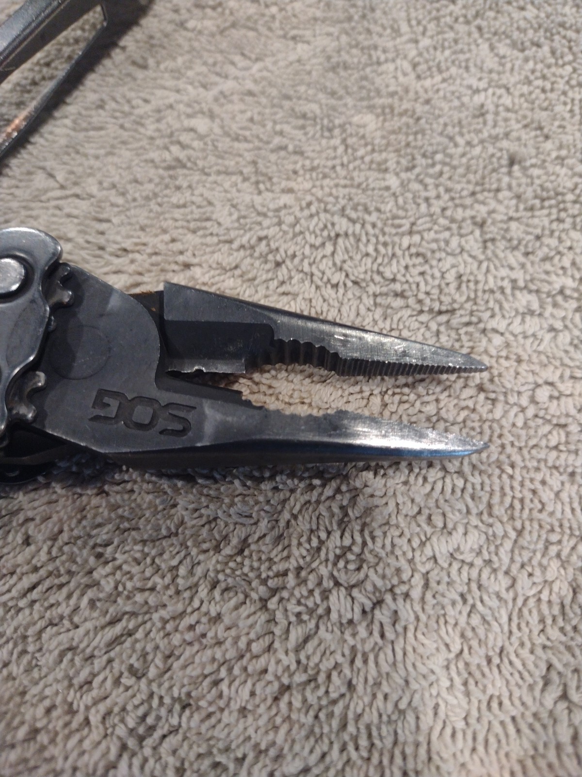 SOG Black Stainless Steel PowerLock Excellent Condition