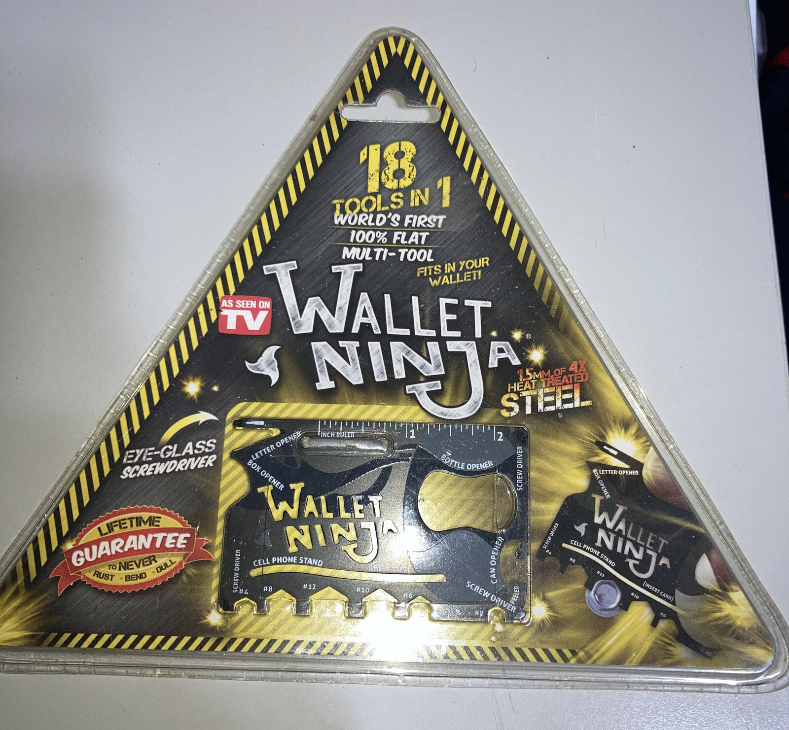 As Seen On TV- Wallet Ninja Camo Steel 18 Tools In One New In Package 2014 Vante