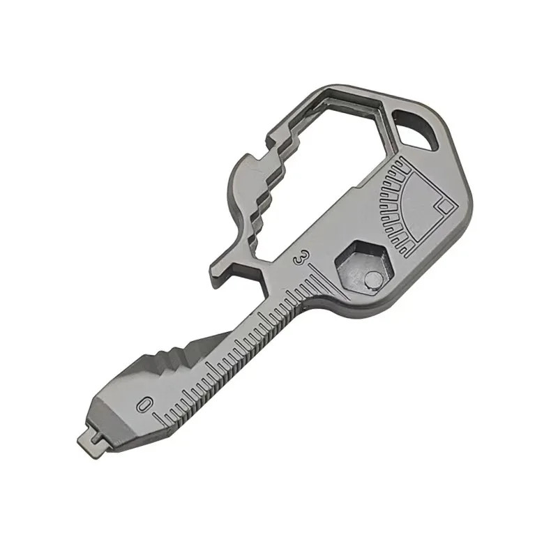 24 in 1 Multifunction Key Tool Combination Stainless Steel Pendant Mini Portable