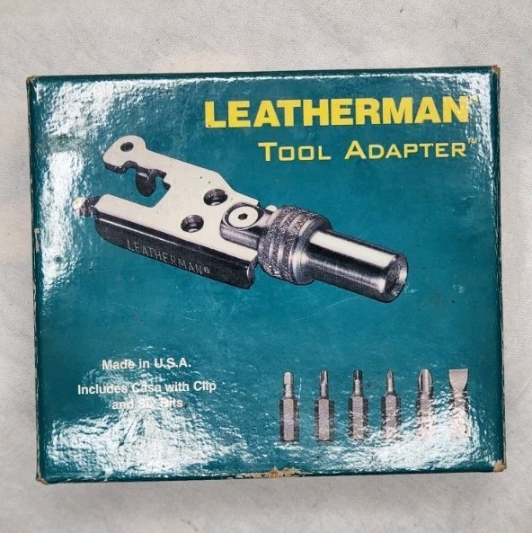 VINTAGE Leatherman Adapter MINT Never Used Complete Original Receipt