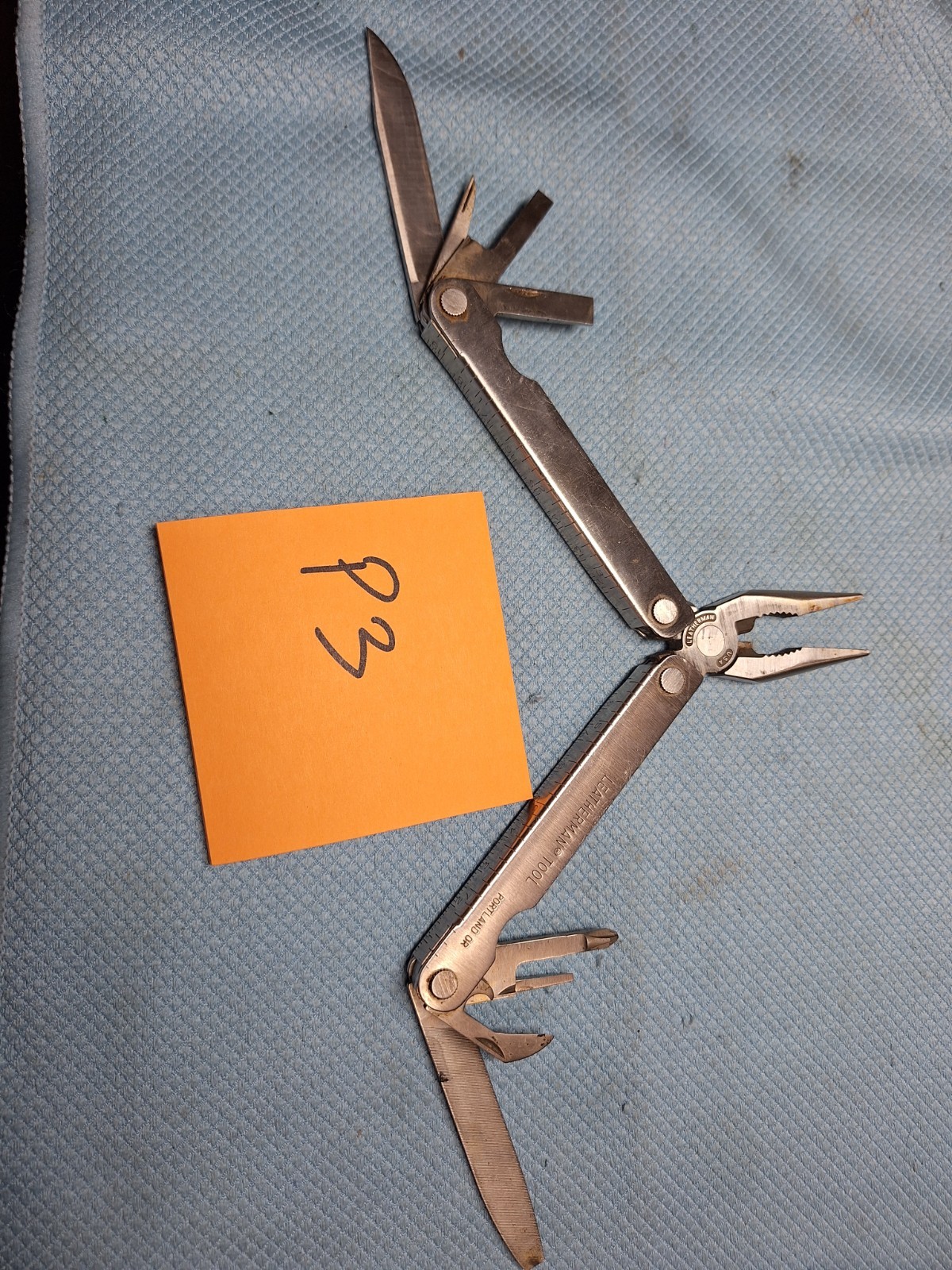 1 LEATHERMAN ORIGINAL PST Multi Tool Knife DATE 0197 Excellent Lot P3