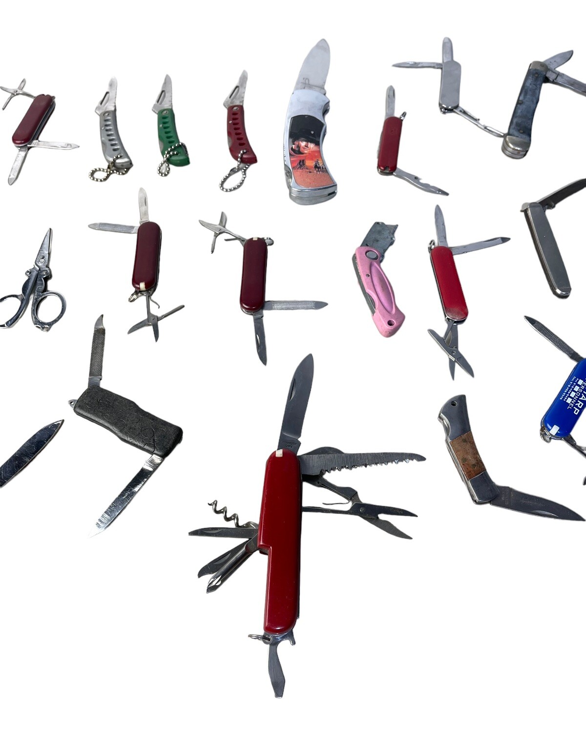 Lot of 20 Pocket Knives And Multi Tools Approximately 1 Lbs 10 Oz