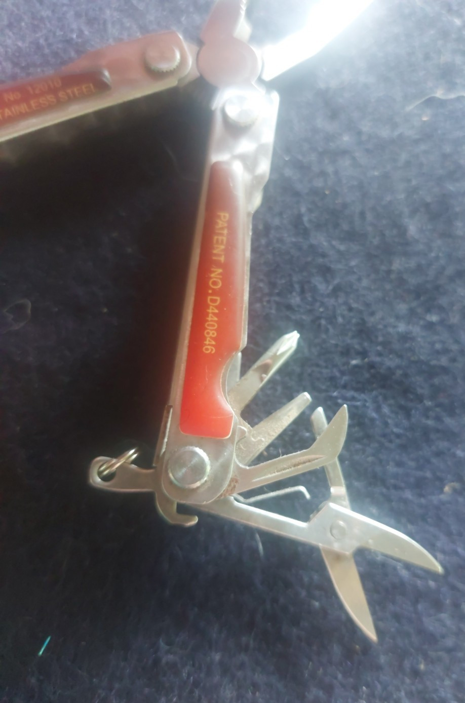 Sheffield Mini Multi Tool 9 in 1 Knife Pliers Saw Screwdriver scissors