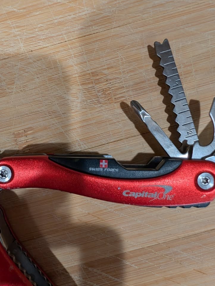 Swiss Force Meister SFL770RD Multi Tool Red Stainless Steel Used