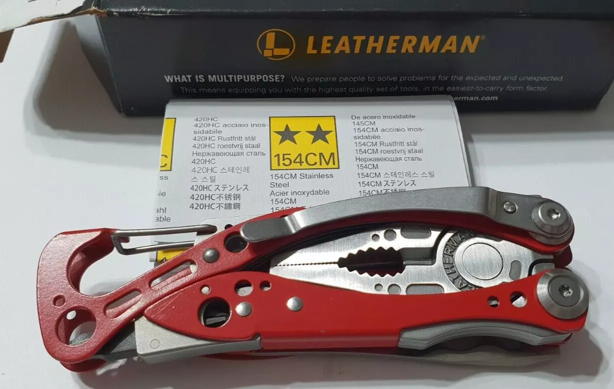 🔥 Leatherman Skeletool New Retired Rare Red (Not Rx) Limited Edition Very Rare