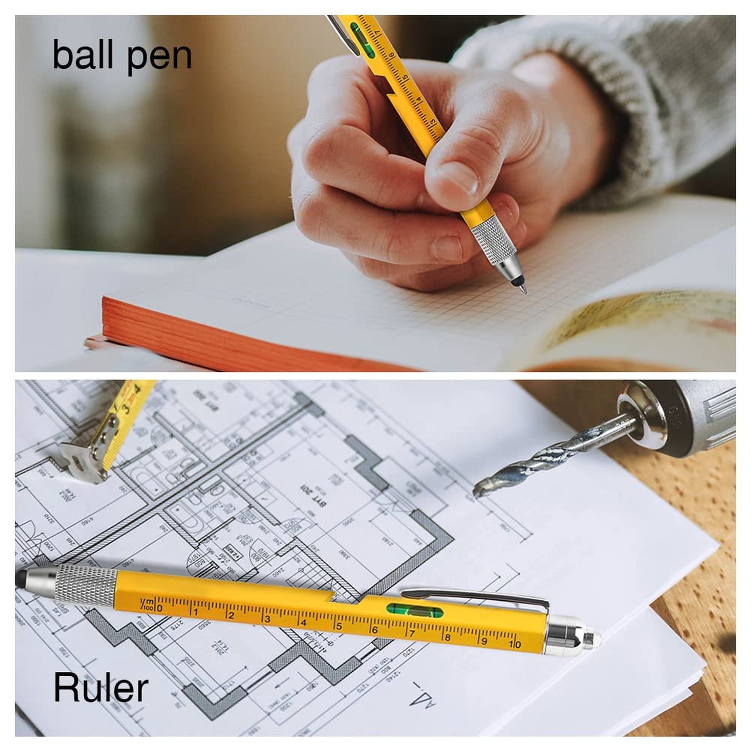 Dad Gifts for Fathers Day, 10 in 1 Multitool Pen, Stocking Stuffers for Mens …