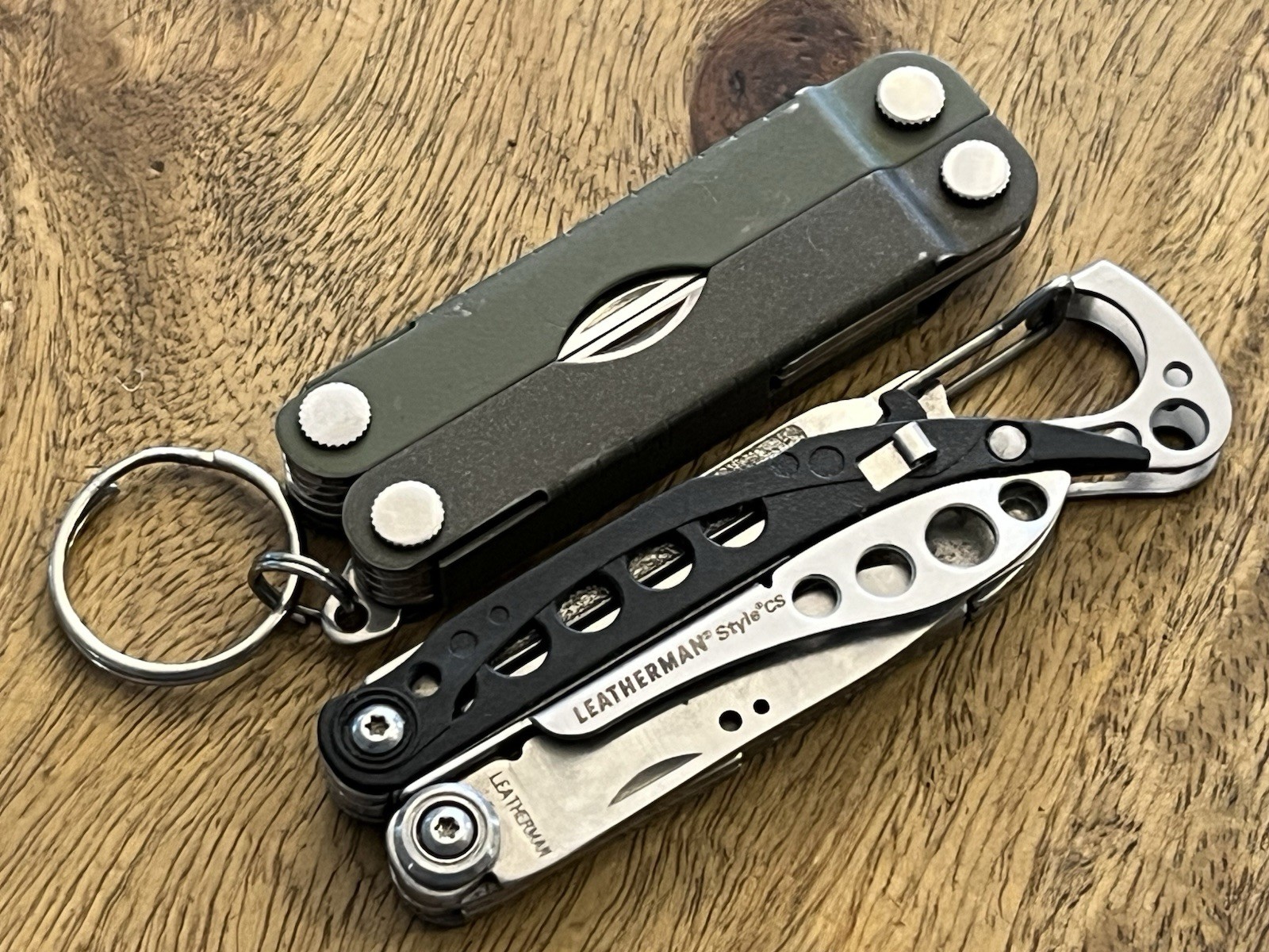 Retired Leatherman Style CS & MICRA Multi Tool Knife Excellent Cond. (Lot Of 2)