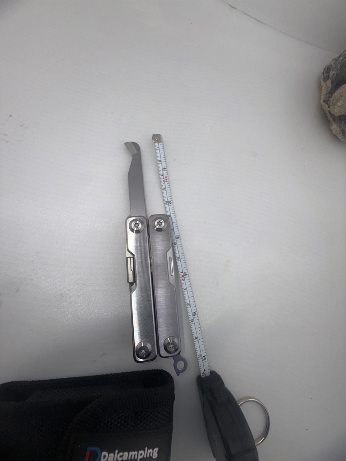 Daicamping Multitool With Sheath #24 Scalpel,Glass Break,Diamond File,ScissorEtc