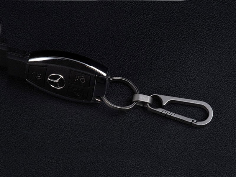 1PC Titanium Alloy Keychain Carabiner Backpack Hanging Buckle Outdoor EDC Tool