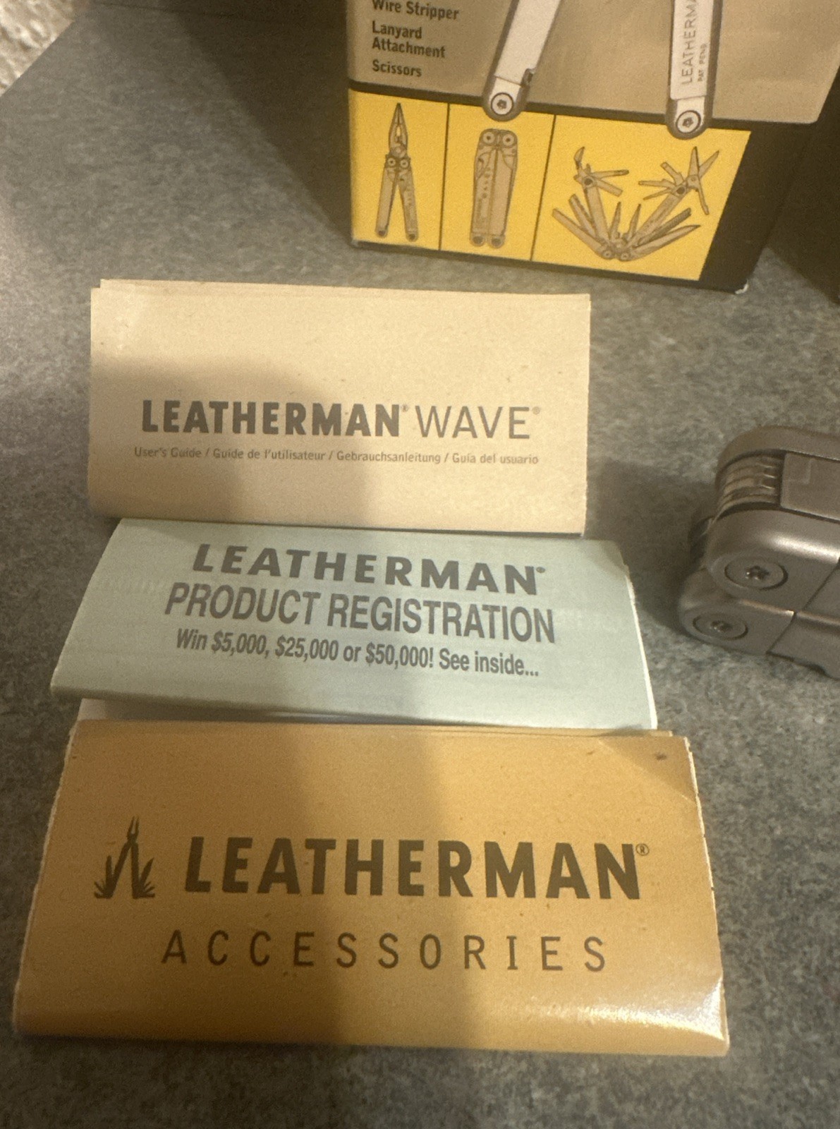 Vintage The Original Leatherman Wave Multi-Tool Nylon Sheath NOS Rare 2002