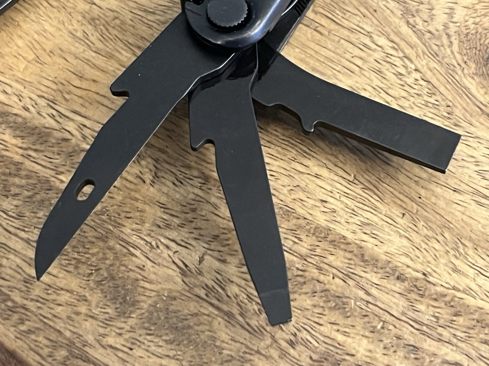 LEATHERMAN REBAR 17 Tool Multitool Black Oxide SUPER NICE!!! w/New Nylon Sheath