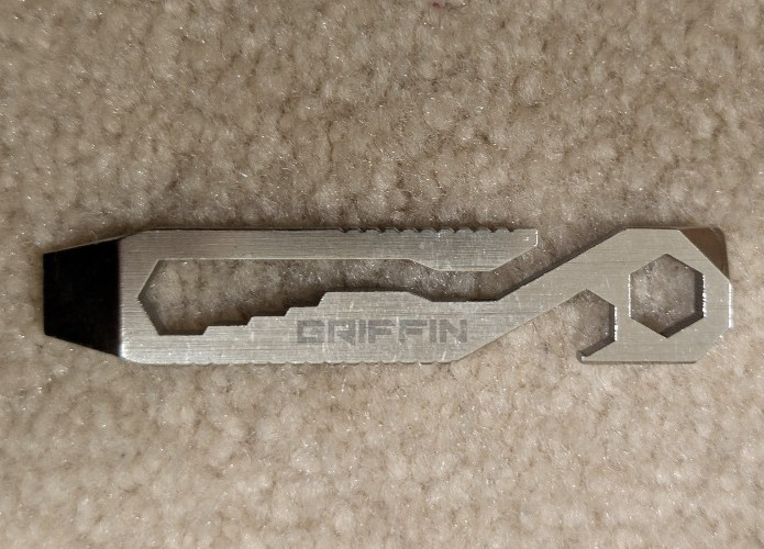 Griffin Pocket Tool GPT® Stainless Multi-Tool – Gently Used, Custom JC Etched