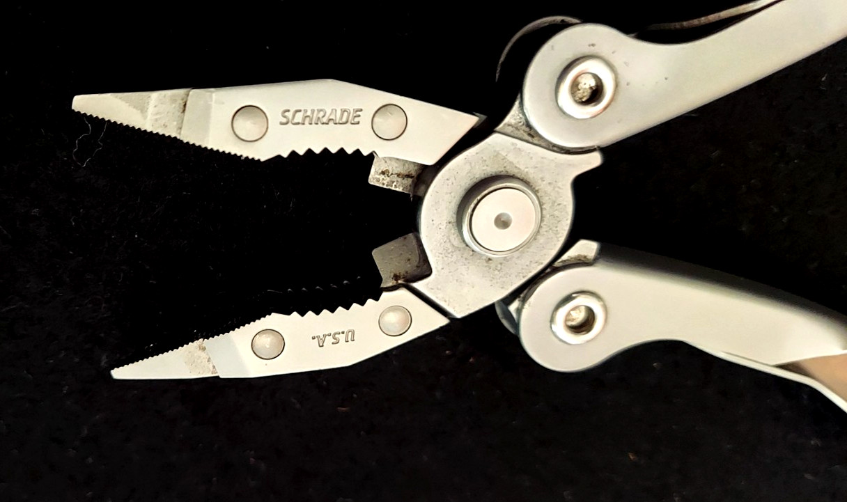 Schrade Tough-Tool Multi-Tool Pliers Knife with Leather Sheath! Made In USA!!!