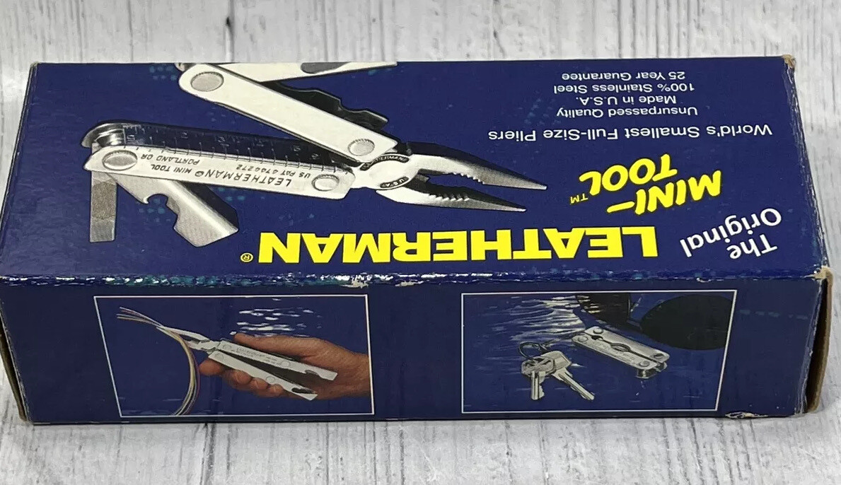 Leatherman The Original 1997 Mini-Tool New in Box Rare Retired New NOS Read