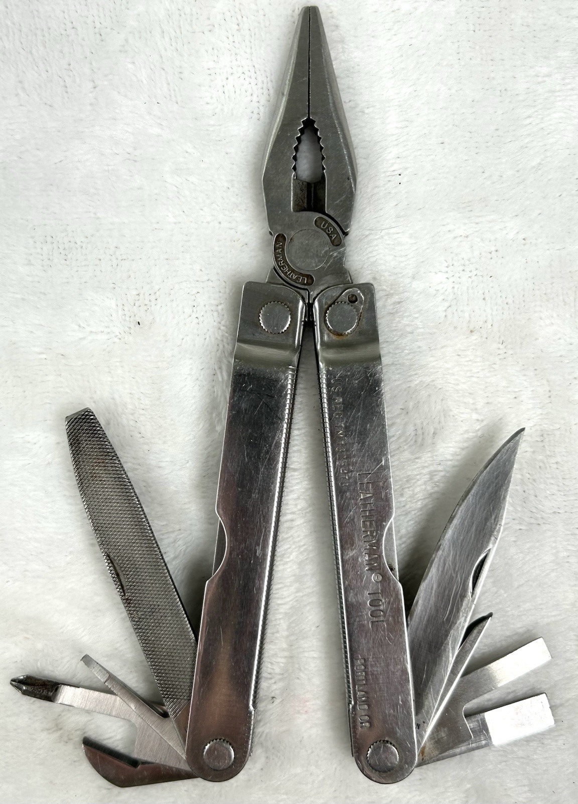 ORIGINAL VINTAGE Leatherman Tool Portland OR US Reg TM 1325473 Multi Tool USA