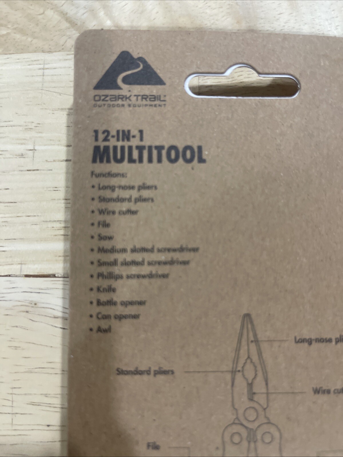Ozark Trail Camo Multi-Tool 12-in-1, Stainless Steel NEW