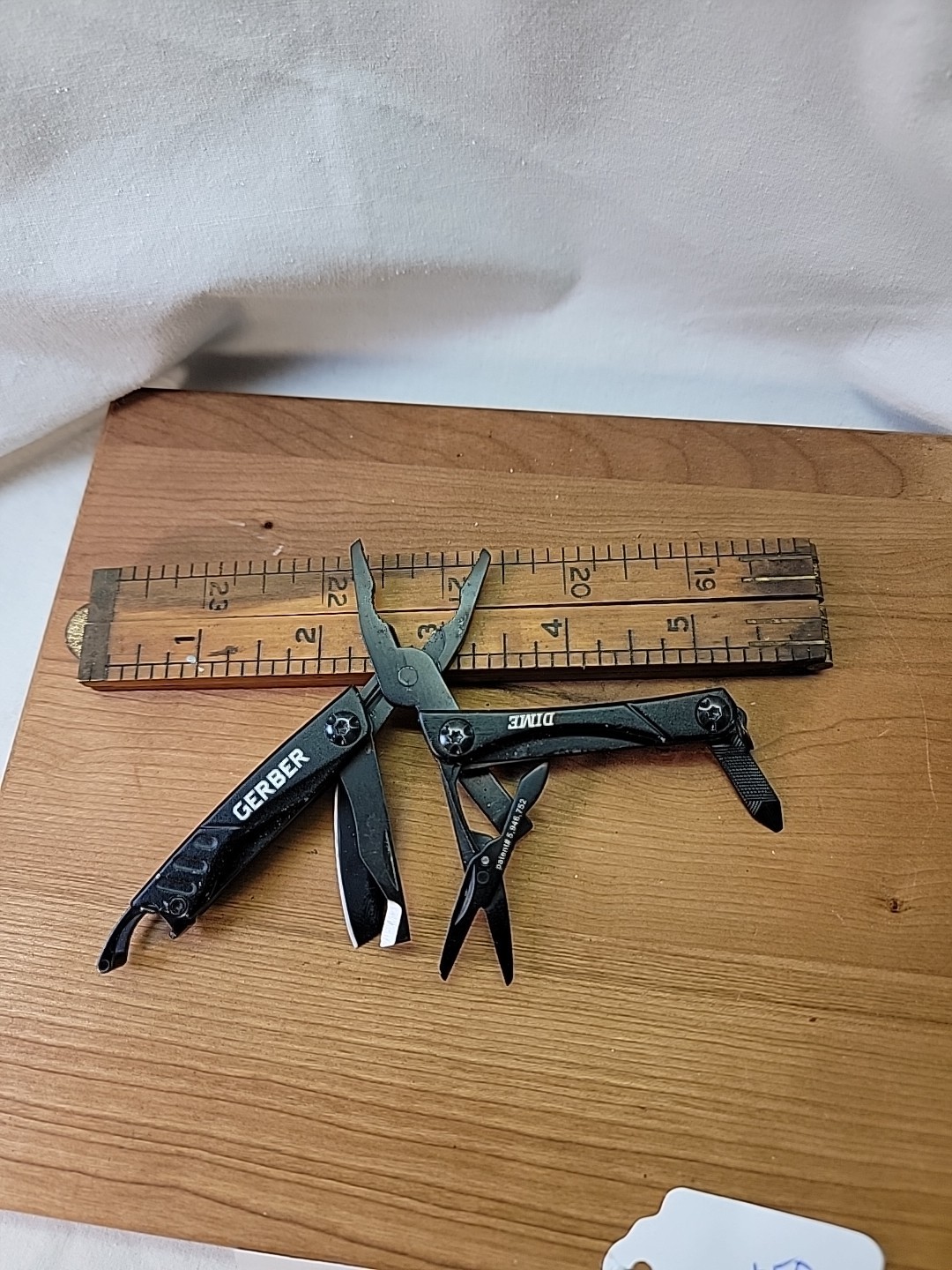 Gerber Dime Black On Black Multi-tool Pocket Knife