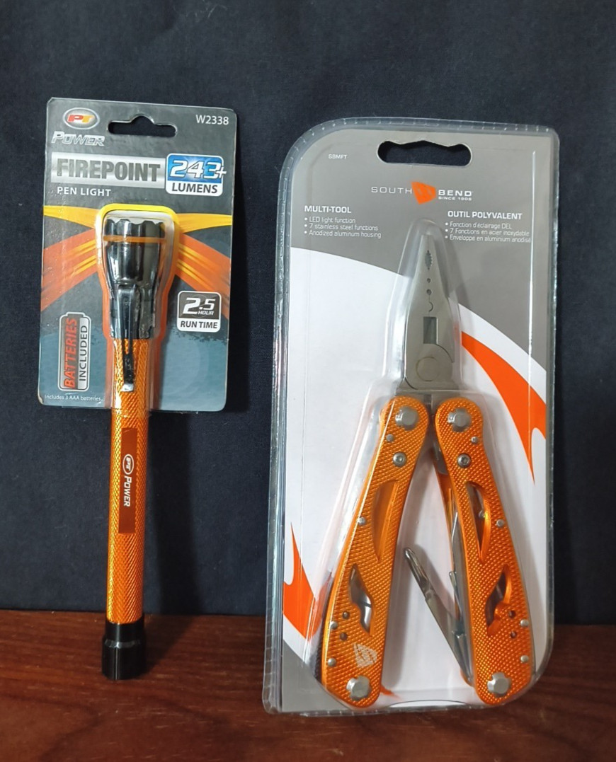 South bend multi tool and PT Firepoint w2338 pen light