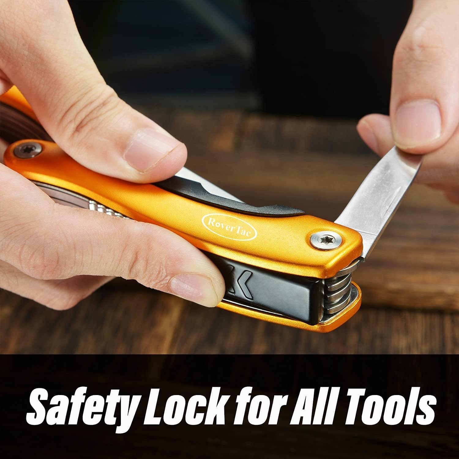 RoverTac 14 In 1 Multitool Pliers Knife Screwdriver Bottle Opener Saw Camp Fish