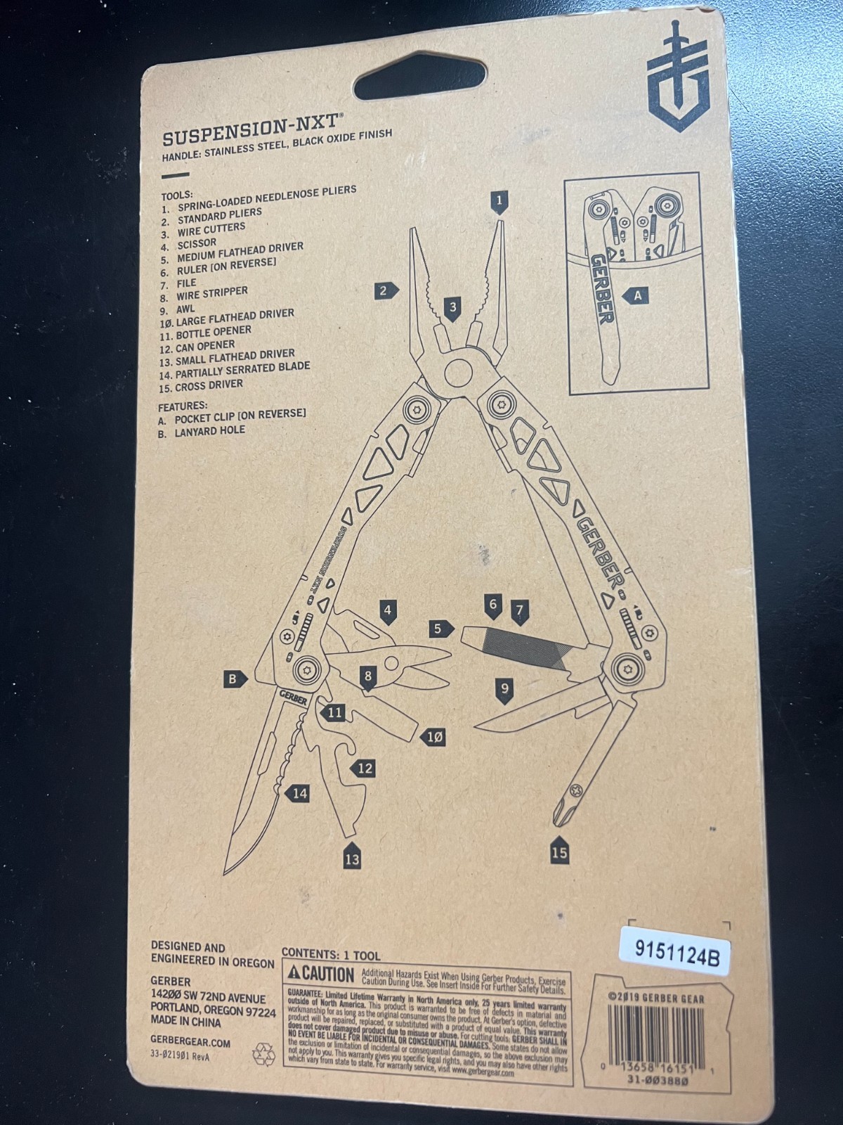 Gerber Suspension-NXT 15-in-1 Multi-Tool (003880) 1511
