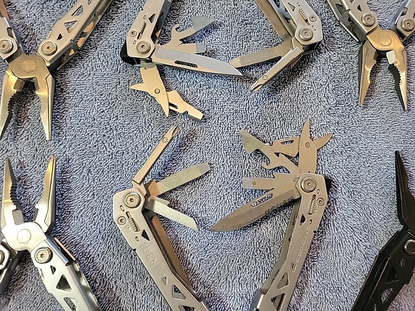 Gerber Suspension NXT Multi Tools – LOT OF 12 – Pliers, Scissors, Knife, File