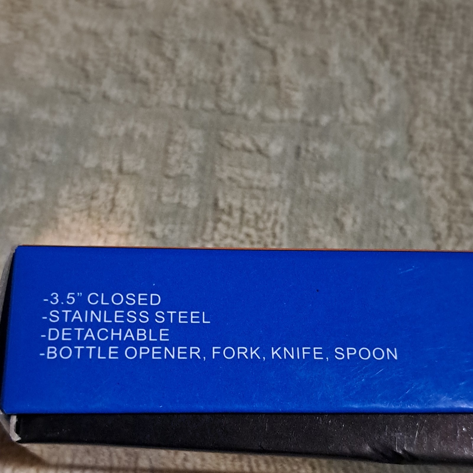 Detachable Stainless Steel Multi-Tool Knife Fork Spoon Bottle Opener
