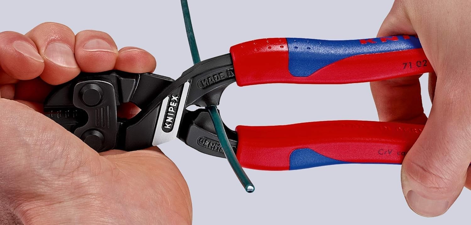 Knipex 71 02 200 Compact Bolt Cutters CoBolt 7,87 with soft handle