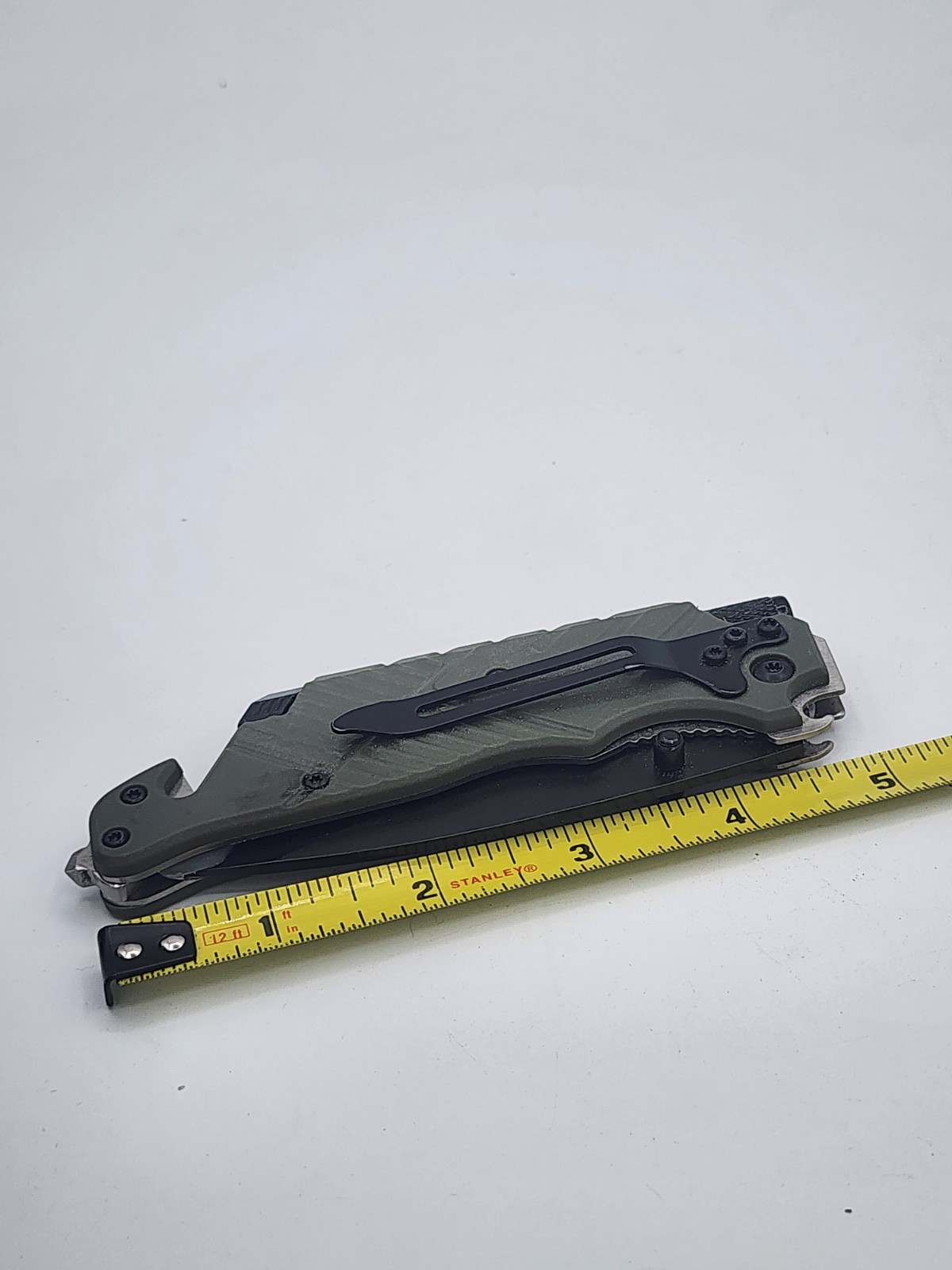 Ozark Trail 6 In 1 Multi Tool Lock Blade Knife Cord Cutter Bottle Opener