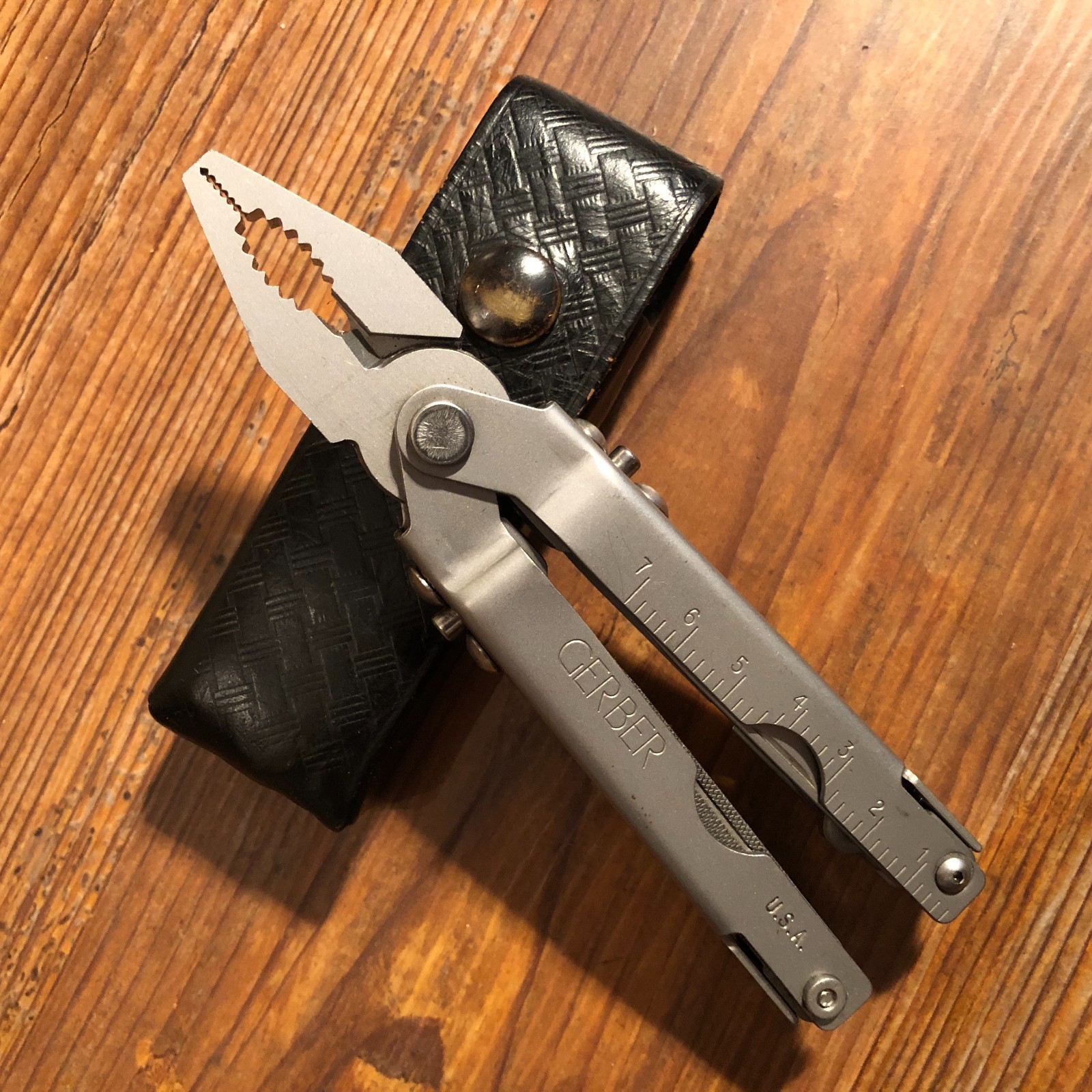 Vintage 90s 2000s Gerber USA Original Blunt Nose Multi-Plier Multi-Tool & Pouch