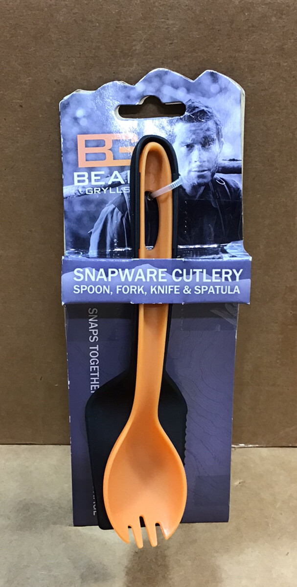 Bear Grylls Snapware Cutlery Spoon, Fork, knife, and Spatula 4 in 2 Set C19