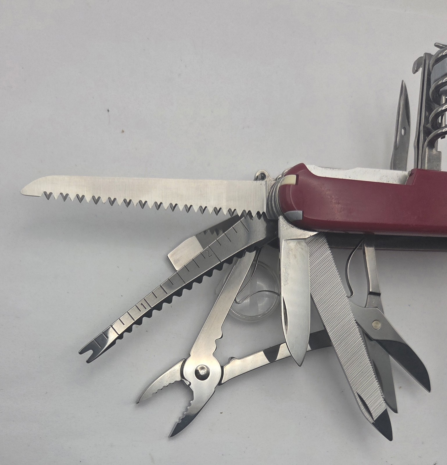 Victorinox SwissChamp Swiss Army Knife Red Multi-Tool Excellent Condition L-1