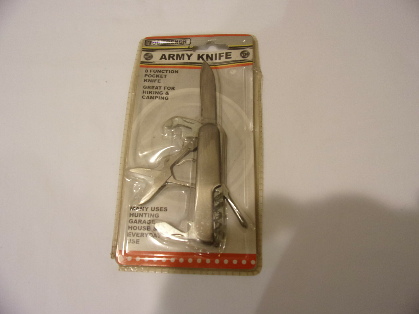 Genuine Tool Bench 8 Function Many Use Pocket / Army Knife 