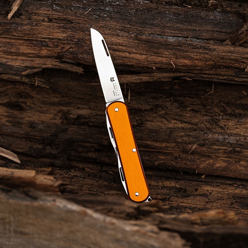 Fox Knives Vulpis 4-in-1 Multitool Pocket Knife Folding Pocket Survival Tools
