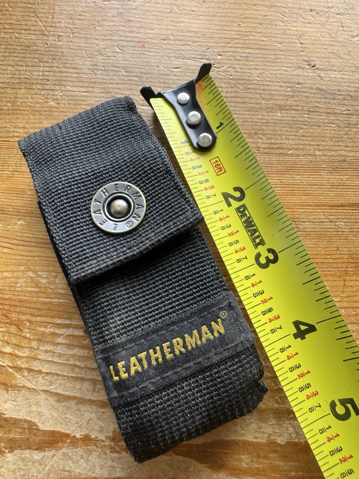 Leatherman Black Nylon Sheath For Rebar,Wingman,Wave,etc. – Sheath Only No Tool