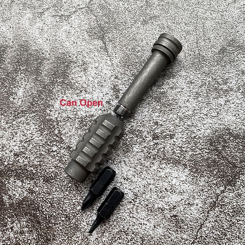 New Titanium Alloy Screwdriver Portable Gadget Cross Bit Riding EDC Multi-Tools