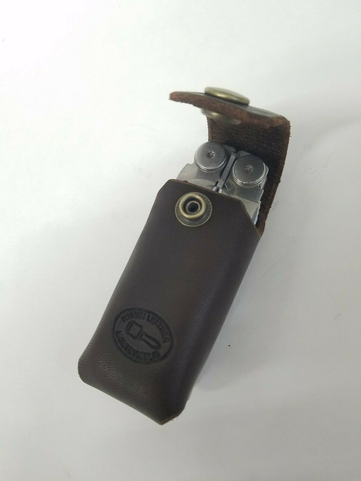 Brown Leather Sheath for Leatherman FREE P2 / P4 TOUGH USA Handmade