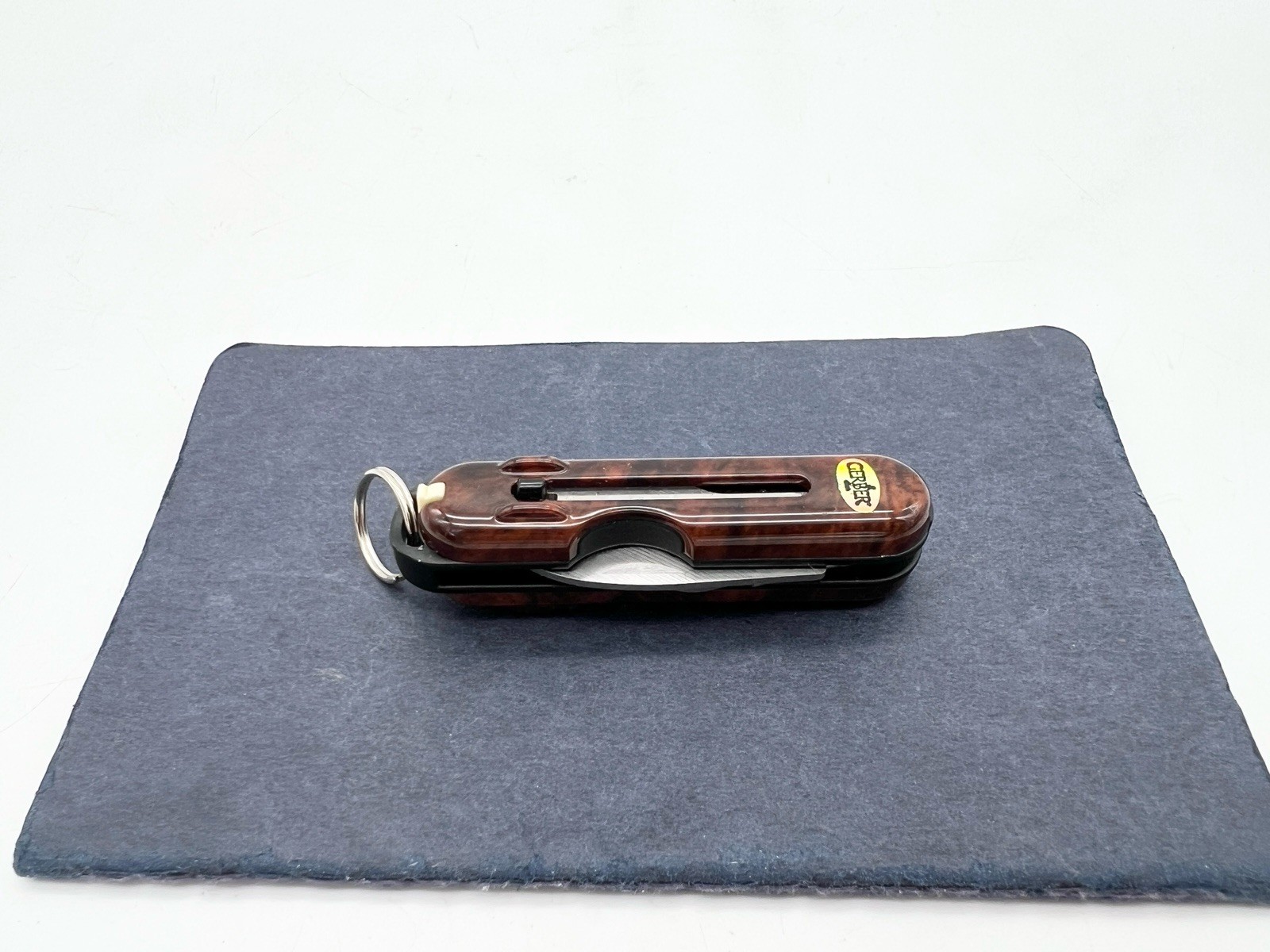 Vintage Gerber Fiskars Keychain Multi Tool Knife Tweezers Scissors USA