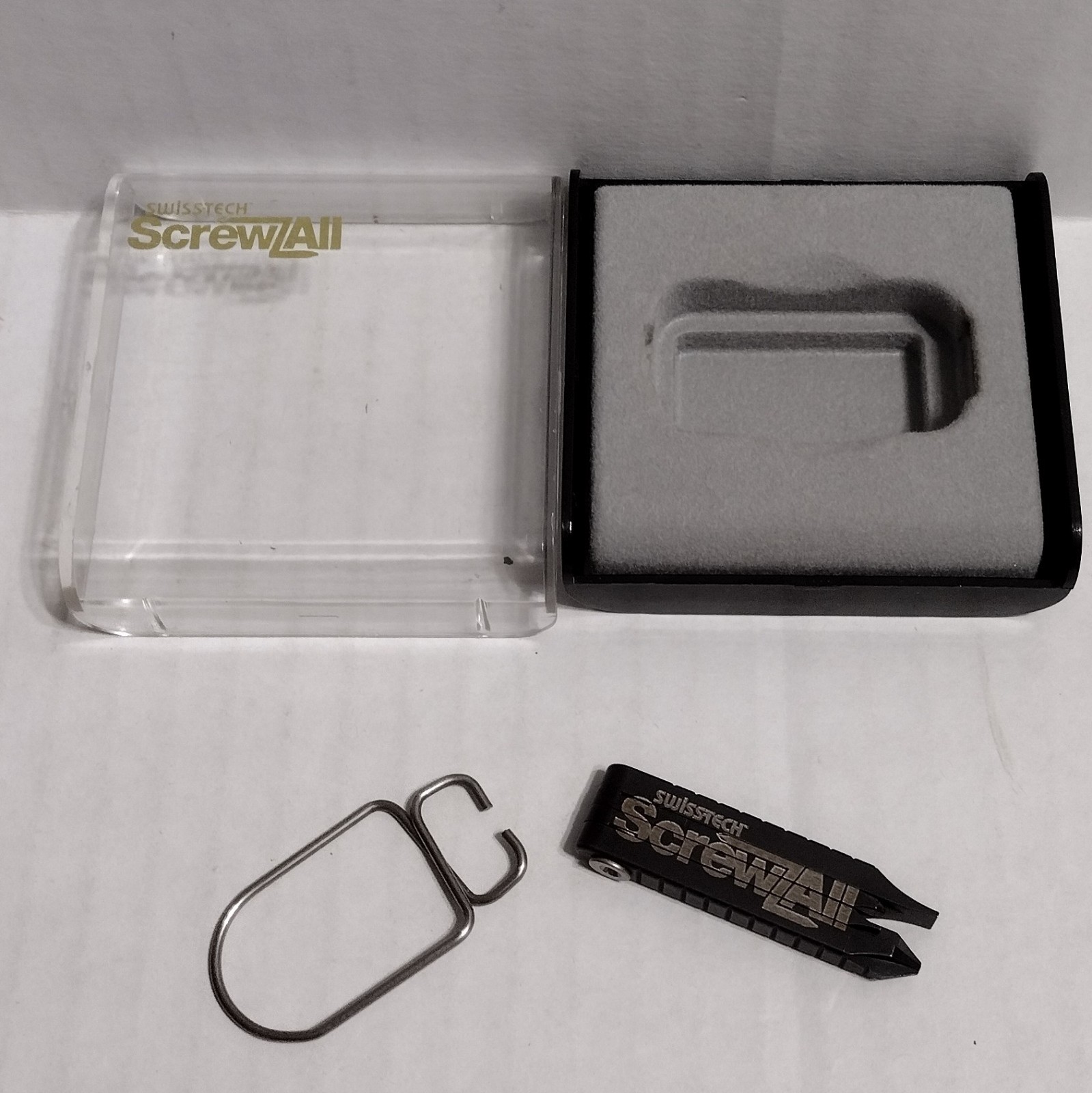 Swiss+Tech Screwz-All 4-in-1 Key Ring Tool Folding EDC Keychain Screwdriver NEW