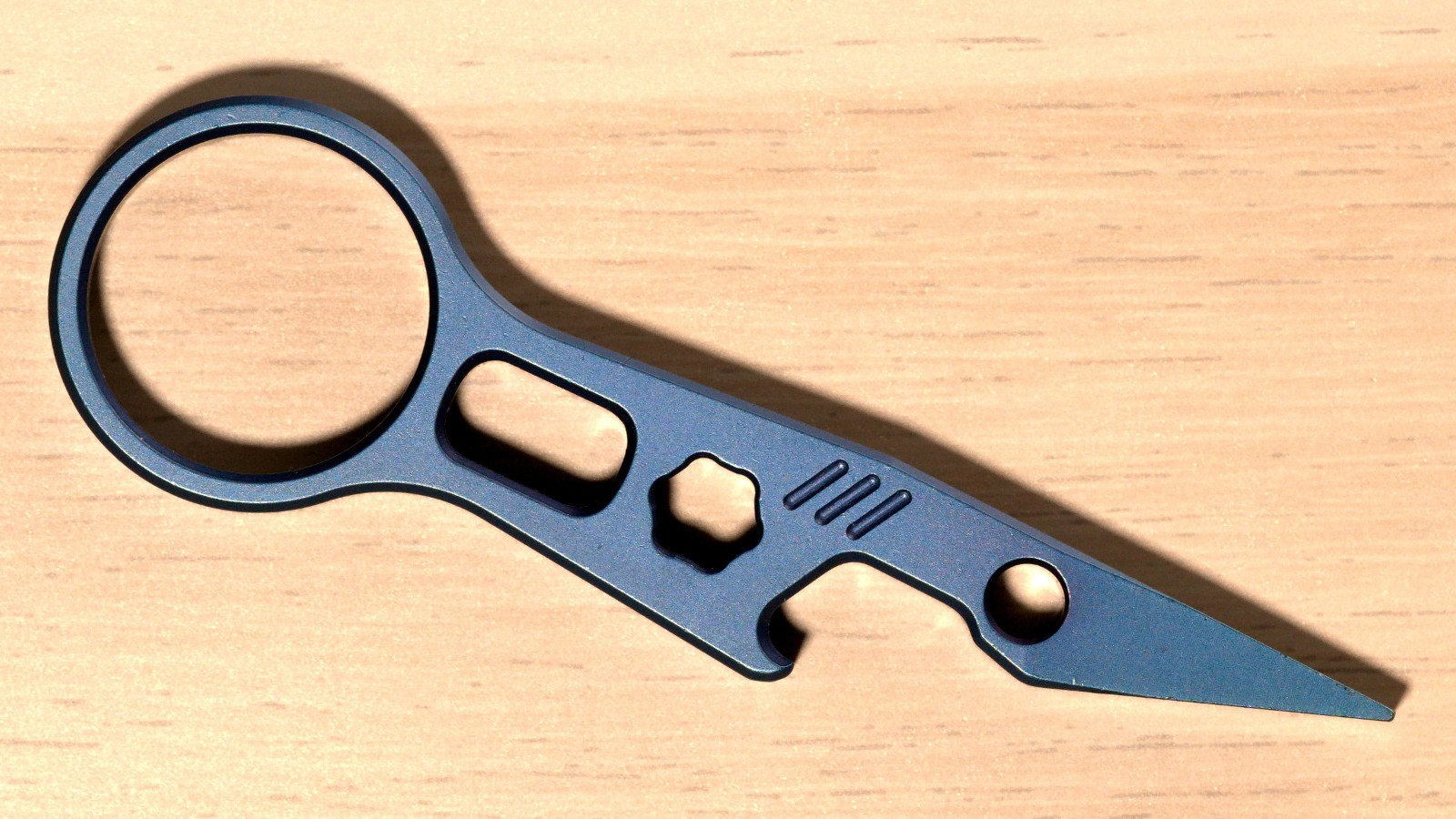 JE Made Shark III EDC Prybar Bottle Opener Hex Wrench One Piece Multi Tool