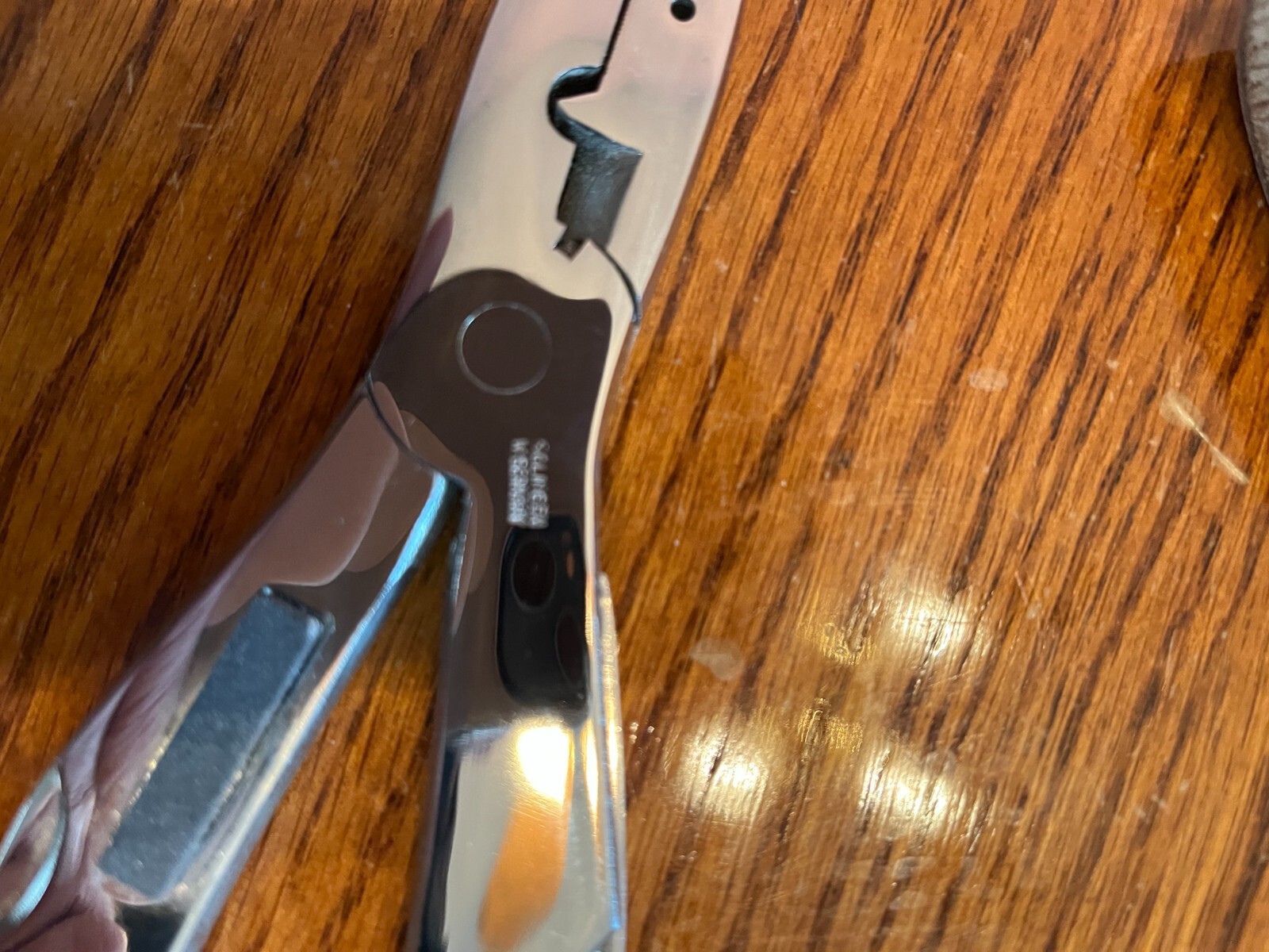 Vintage ABC Solingen Germany Stainless Steel Fishing Multitool & Original Sheath