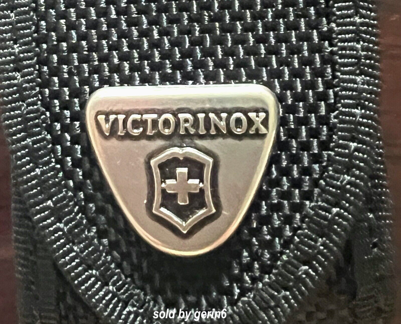 Swiss Army Medium Black Nylon Belt Pouch for RangerGrip Victorinox 4.0505.N New