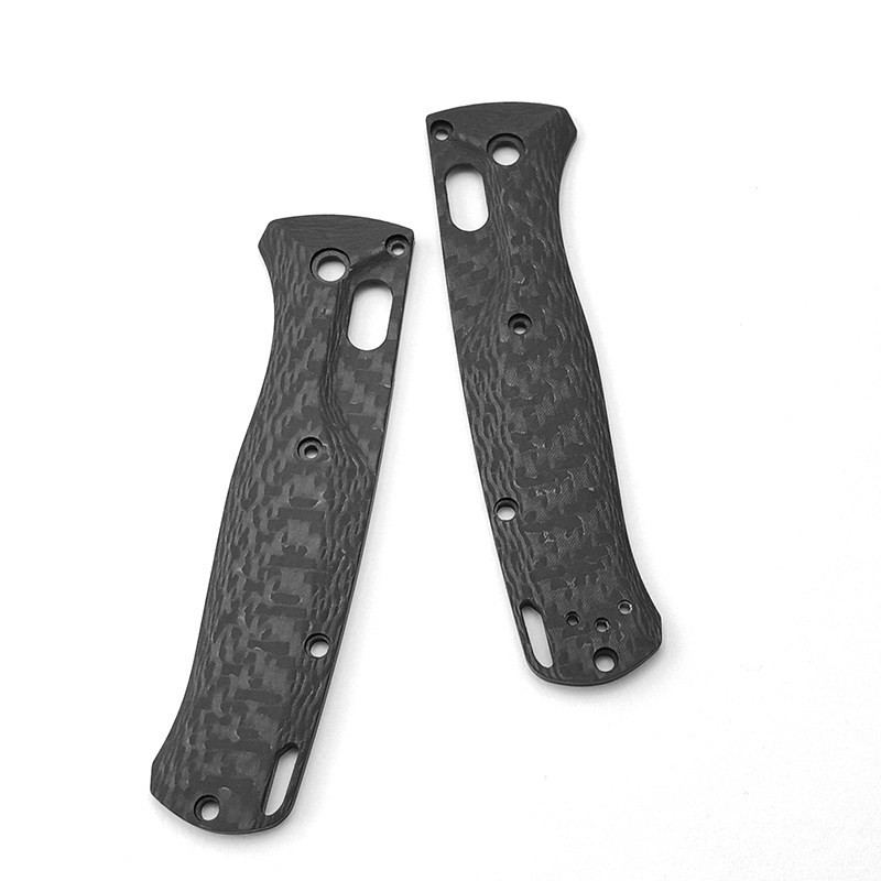 Carbon Fiber Handle Scales Fits Benchmade Bugout 535 Folding Knife Pair