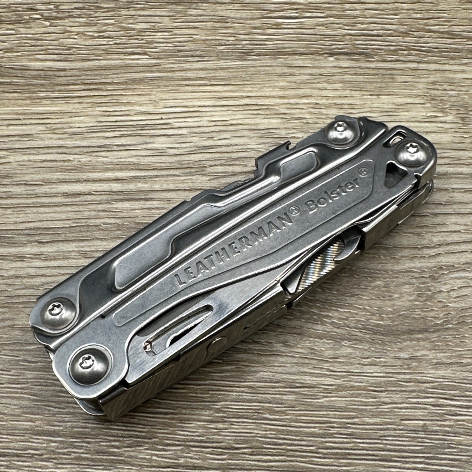 Leatherman Bolster 13 Tool Stainless Steel Folding EDC Multi-Tool VGUC Clean!