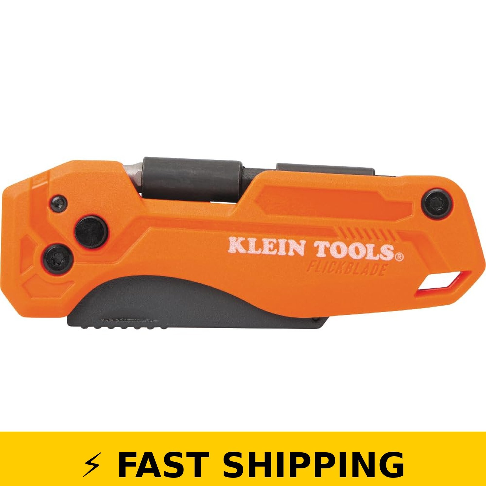Klein Tools Folding Utility Knife with Impact Driver, Compact Design